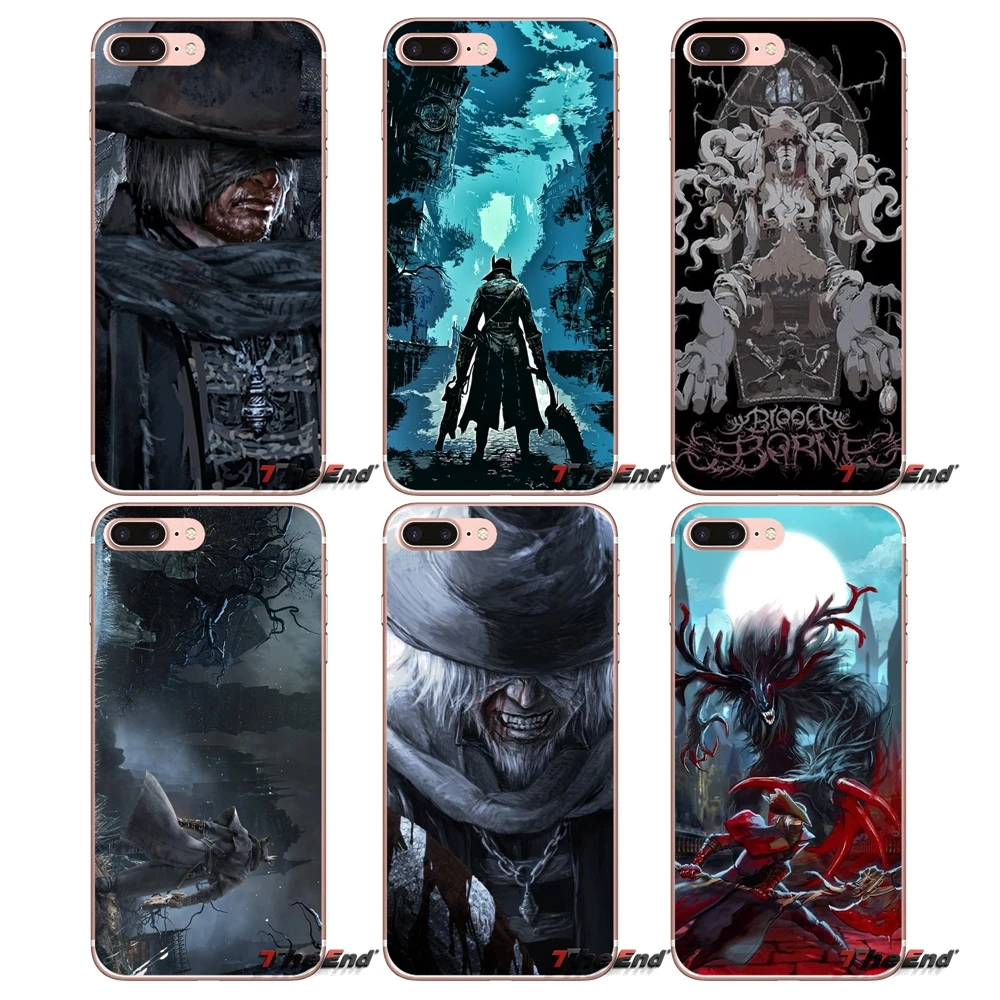 Фото Для Sony Xperia Z Z1 Z2 Z3 Z5 compact M2 M4 M5 E3 T3 XA Aqua LG G4 G5 G3 G2 Mini Capa Bloodborne Platinum arts TPU силиконовый(China)