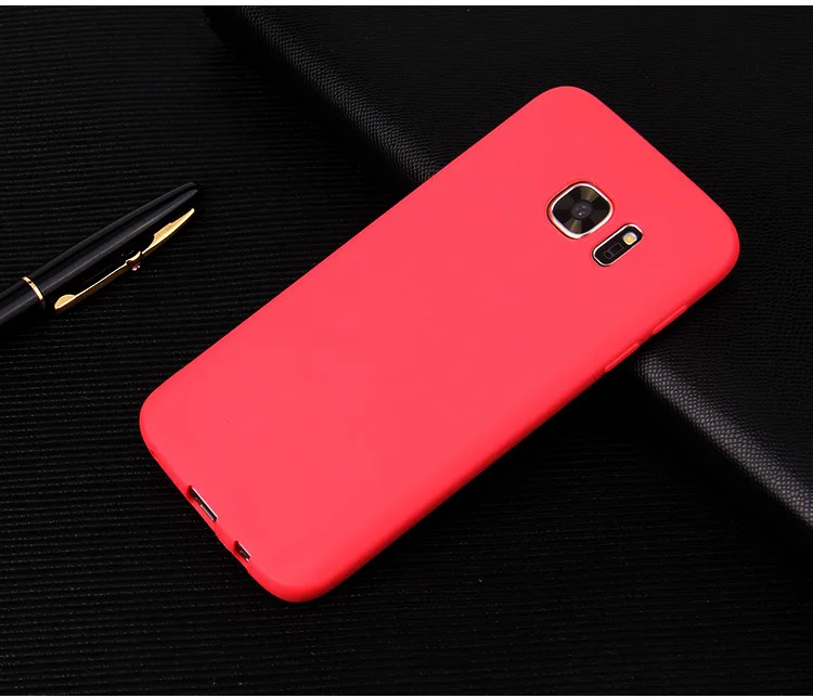 Чехол карамельного цвета для Samsung Galaxy S7 edge S8 Plus J2 J5 J7 Prime J3 J4 J6 plus J8 2018 мягкий