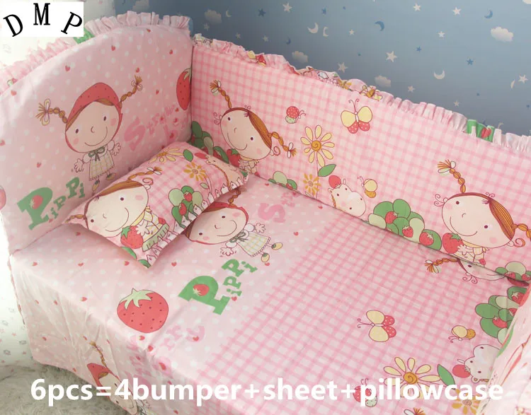 6pcs Strawberry Girl Baby set baby cot beds protetor de berco cotton Bed Baby Bedding Set ,include (bumpers+sheet+pillow cover)
6pcs Strawberry Girl Baby set baby cot beds protetor de berco cotton Bed Baby Bedding Set ,include (bumpers+sheet+pillow cover)