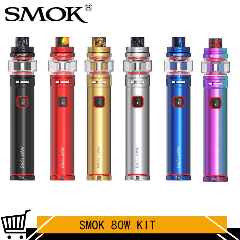 Оригинальный SMOK стик 80 Вт набор для вейпа лучший вкус встроенный аккумулятор 2800