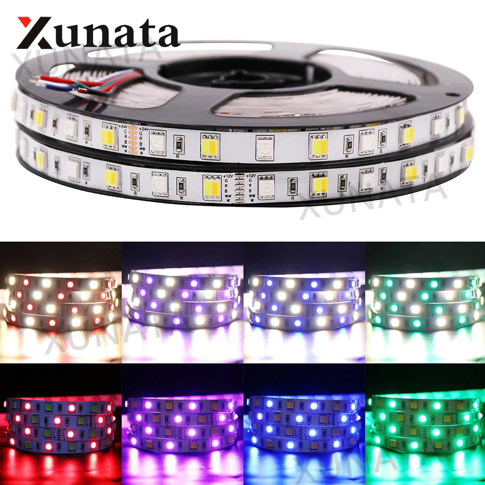 Гибкая светодиодная лента 5 в 1, 12 в пост. Тока, 24 в пост. Тока, 5050 RGB, 60 светодиодов/м
Гибкая светодиодная лента 5 в 1, 12 в пост. Тока, 24 в пост. Тока, 5050 RGB, 60 светодиодов/м
