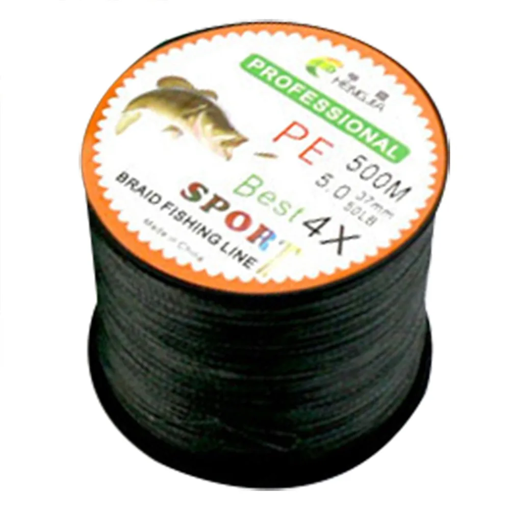 New Black 500m outdoor braided wire 4 series PE fishing line kite line weaving line FLP45 15/18/22/28/30/38/40/45/50/60/70/80 LB
New Black 500m outdoor braided wire 4 series PE fishing line kite line weaving line FLP45 15/18/22/28/30/38/40/45/50/60/70/80 LB