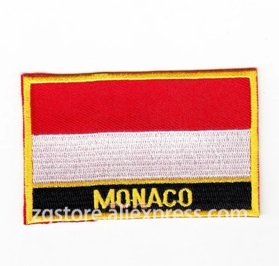 Embroidery Patches National flag Monaco Flag Patches Iron on 8.0x5.0cm Custom Patches
Embroidery Patches National flag Monaco Flag Patches Iron on 8.0x5.0cm Custom Patches