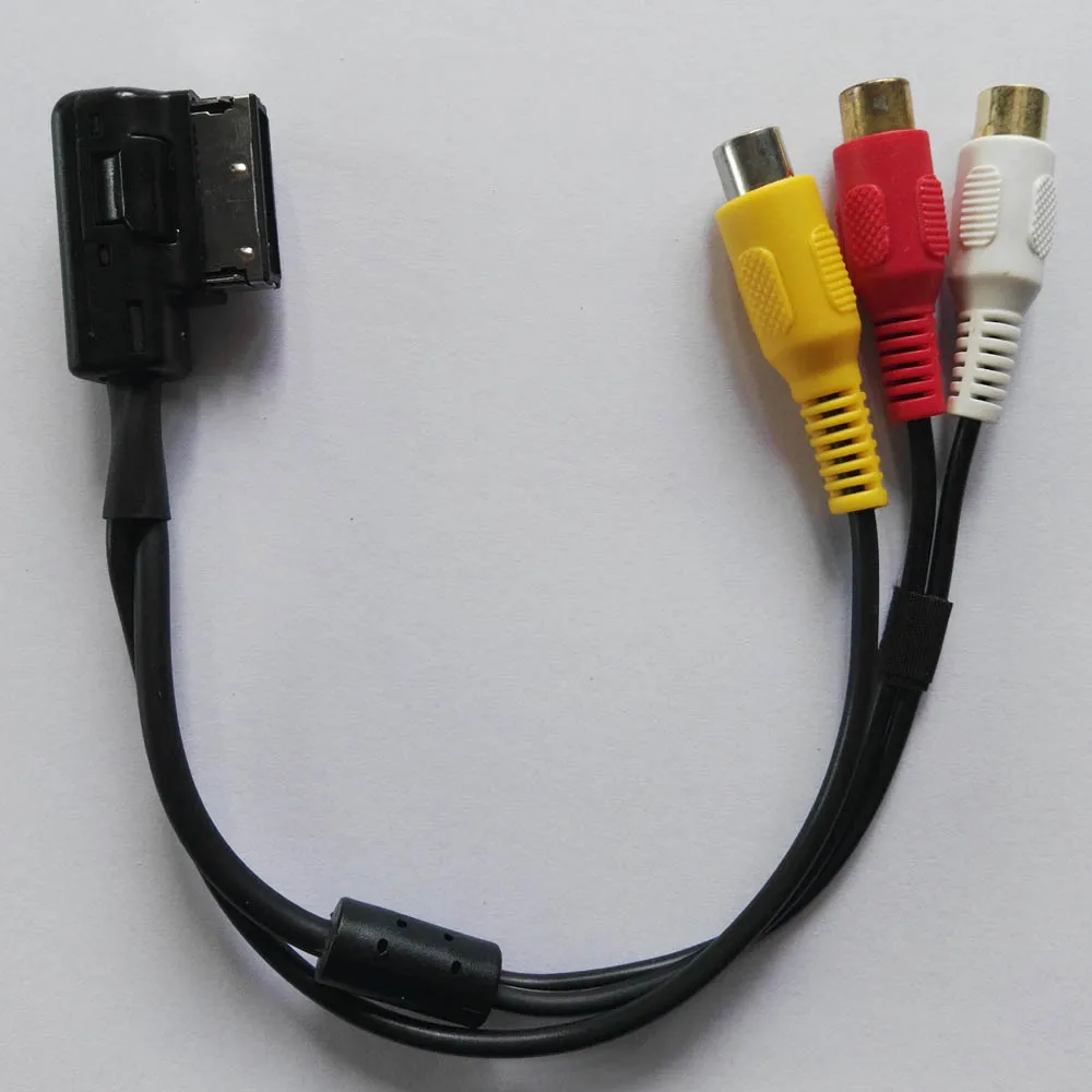 3RCA 3 Rca tv av Audio Aux Video Input Cables line For AMI Interface A4 A5 A6 A7 A8 Q5 S5 Q7 Tiguan CC Golf Passat
3RCA 3 Rca tv av Audio Aux Video Input Cables line For AMI Interface A4 A5 A6 A7 A8 Q5 S5 Q7 Tiguan CC Golf Passat