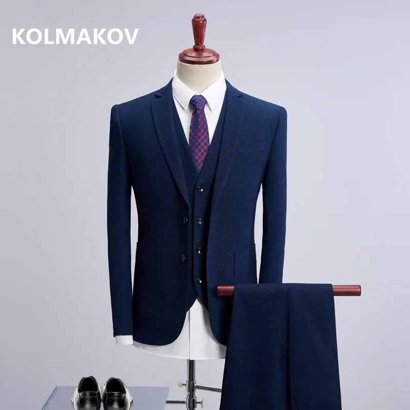 Мужской деловой костюм, пиджак, жилет, брюки, классический костюм для жениха на свадьбу, S-4XL
Мужской деловой костюм, пиджак, жилет, брюки, классический костюм для жениха на свадьбу, S-4XL