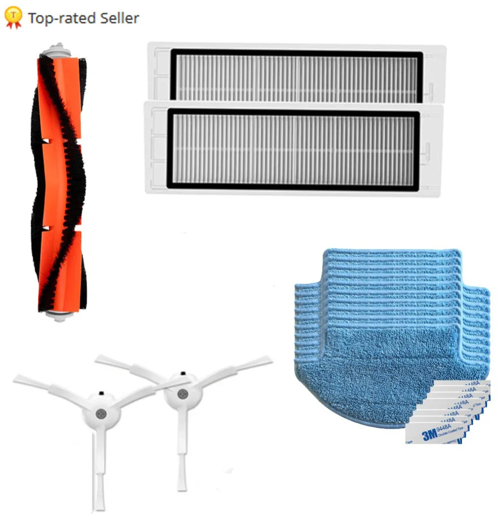 New Main brush Hepa Filter Side brush Mop cloths Kit for Xiaomi mijia Robot Vacuum Cleaner parts
New Main brush Hepa Filter Side brush Mop cloths Kit for Xiaomi mijia Robot Vacuum Cleaner parts
