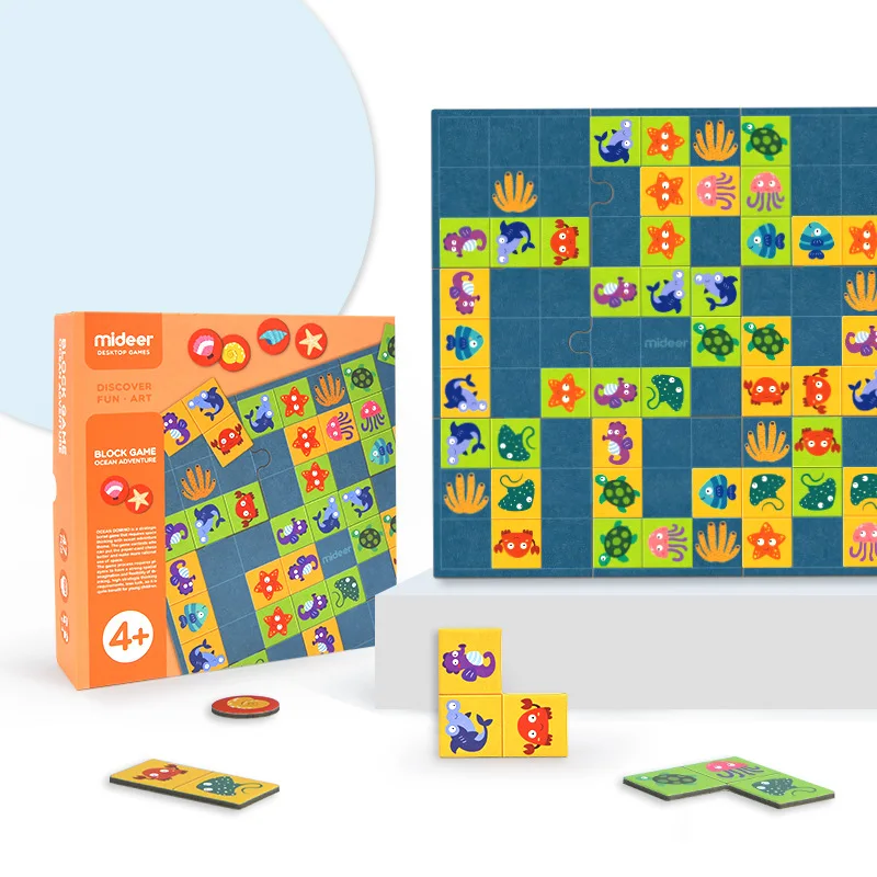 MiDeer Ocean Adventure Paper Puzzles Discovery Fun Art Desktop Solitaire Games Educational Toys for Children 4Y+
MiDeer Ocean Adventure Paper Puzzles Discovery Fun Art Desktop Solitaire Games Educational Toys for Children 4Y+