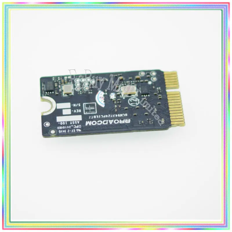 Оригинальная Wi-Fi Bluetooth карта для MacBook Air A1370 A1369 A1465 A1466 2010-2012 лет
Оригинальная Wi-Fi Bluetooth карта для MacBook Air A1370 A1369 A1465 A1466 2010-2012 лет