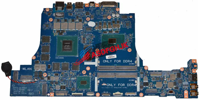 Оригинальный Для Dell Alienware 17 R4 материнская плата GTX1070M 8G w i7 7820HK 2 9 ГГц Процессор 18VYK CN