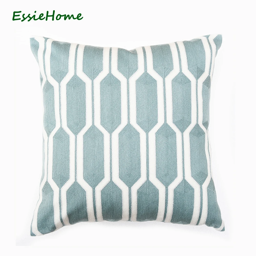 Роскошный Чехол на подушку ESSIE HOME 18x18 дюймов с вышивкой крючок цифровой