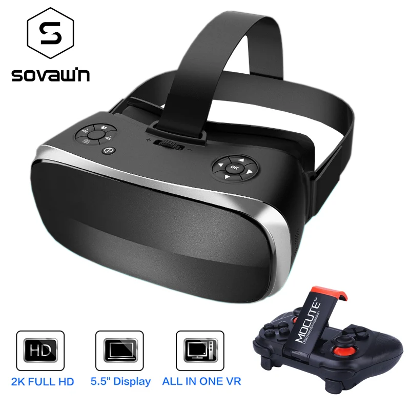 5 ƉG RAM Android 2K HD Wifi видео коробка смарт очки Виртуальная реальность все в одном VR