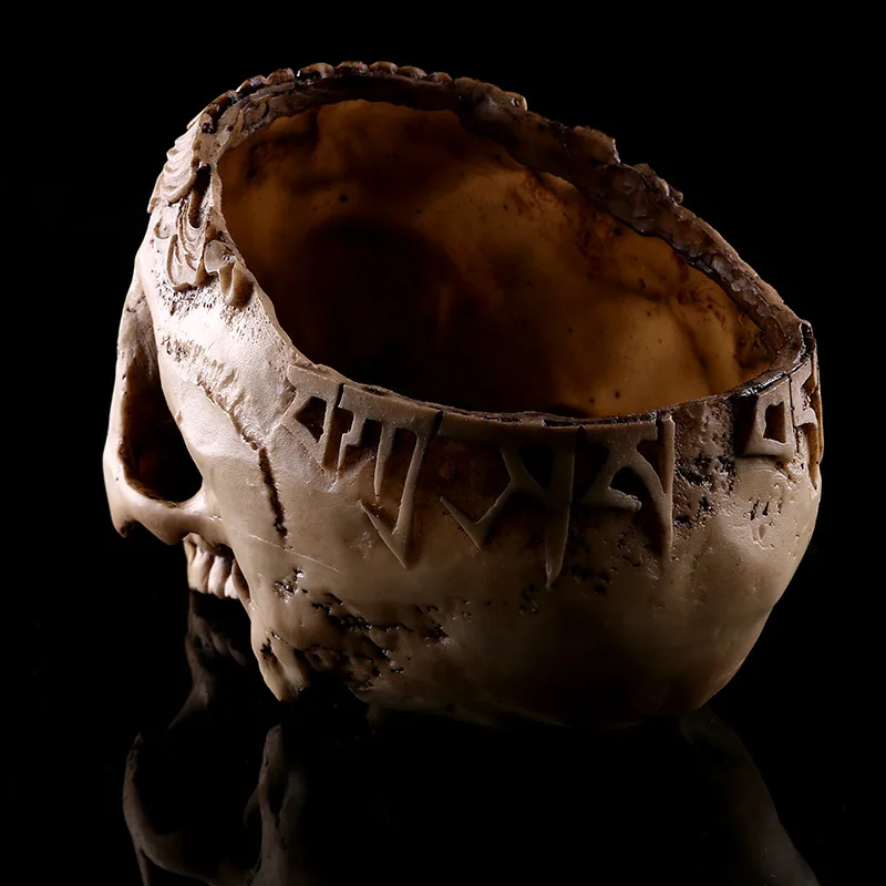 Simulation Resin Brown Human Skull Statue Creative Skeleton Sculptures Halloween Ornament Home Decoration Accessorie Figurine 57
Simulation Resin Brown Human Skull Statue Creative Skeleton Sculptures Halloween Ornament Home Decoration Accessorie Figurine 57