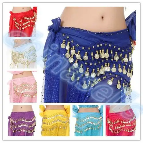 20pcs Belly Dance Hip Skirt Scarf Wrap Waist Belt 3Row 128Coins Sequins Indian Dance Waist Chain Dancing Waistband
20pcs Belly Dance Hip Skirt Scarf Wrap Waist Belt 3Row 128Coins Sequins Indian Dance Waist Chain Dancing Waistband