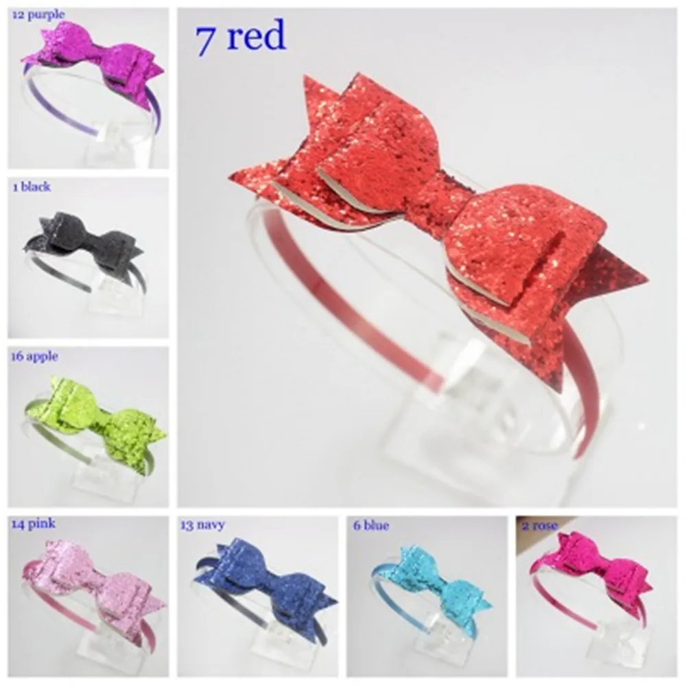 10pcs/lot , Golden glitter leather Bow Knot hair hoops headband, Kids birthday present hair accessories headwear
10pcs/lot , Golden glitter leather Bow Knot hair hoops headband, Kids birthday present hair accessories headwear