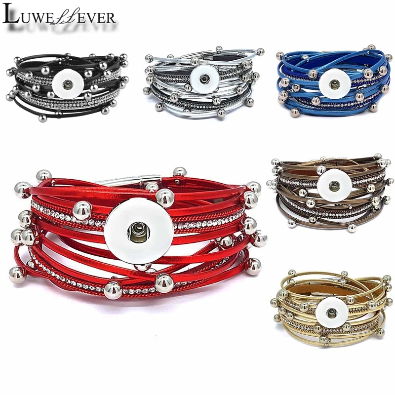 Hot Double Circle Magnet Bangle Really Genuine Leather 298 fit 18mm Snap Button Bracelet Charm Jewelry For Women Gift 39cm
Hot Double Circle Magnet Bangle Really Genuine Leather 298 fit 18mm Snap Button Bracelet Charm Jewelry For Women Gift 39cm