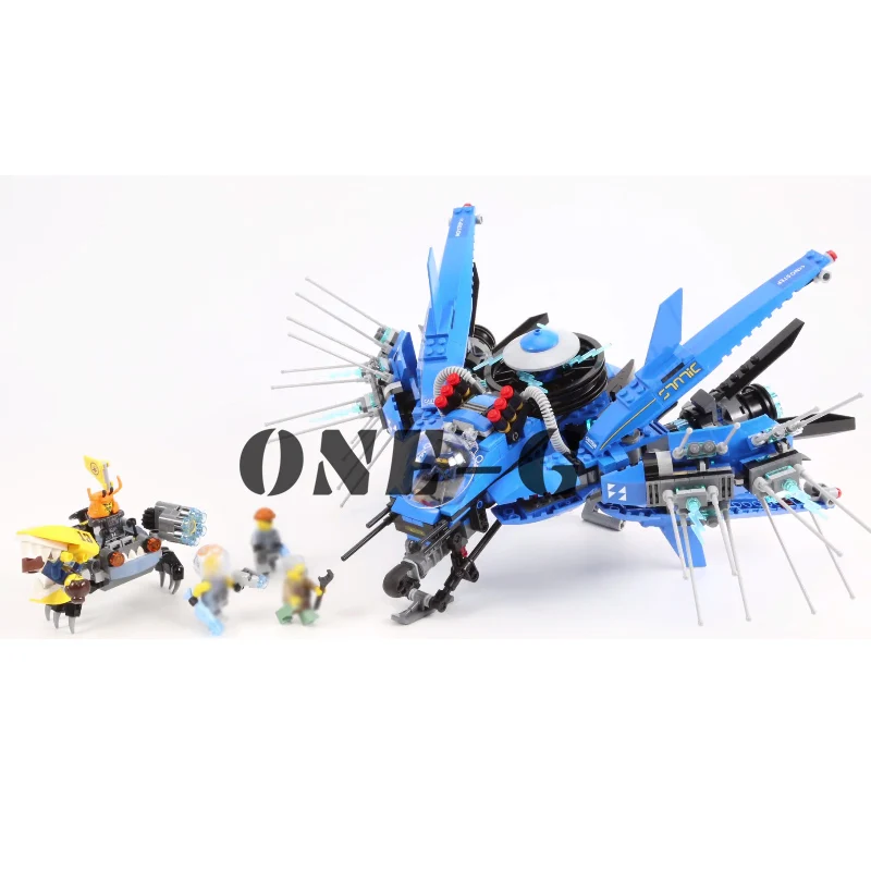 Совместимы с legoinglys ninjago 70614 строительные блоки 06050 937 шт кирпичи Lightning Jet