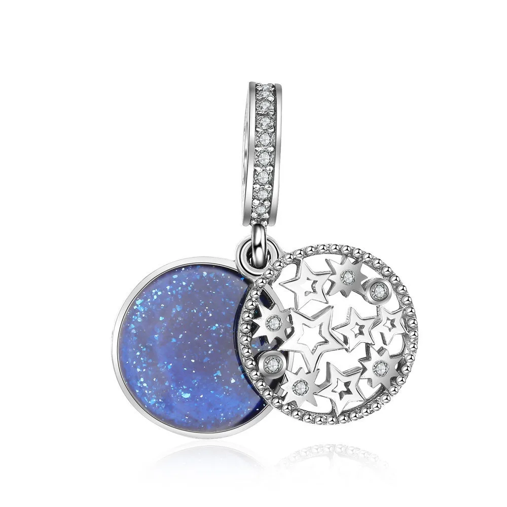 Authentic 925 Sterling Silver Romantic Starry Sky Crystal Pendant Bead For Original Pandora Charm Bracelets & Bangles Jewelry
Authentic 925 Sterling Silver Romantic Starry Sky Crystal Pendant Bead For Original Pandora Charm Bracelets & Bangles Jewelry