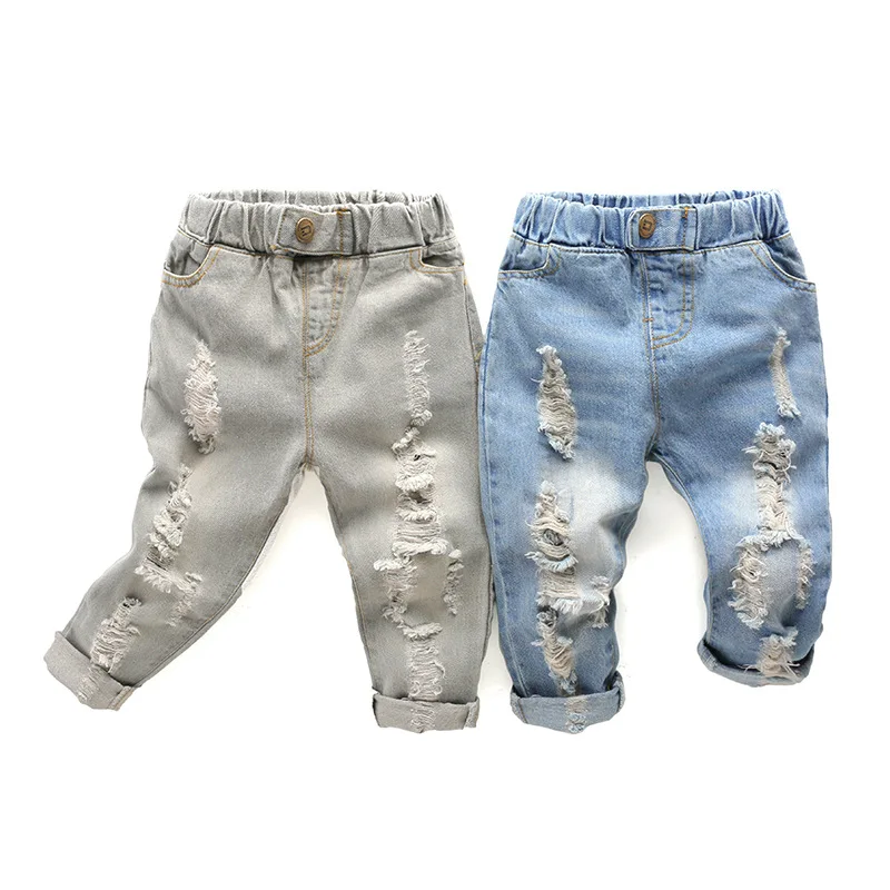 Boys girl hole Jeans pants Excellent quality cotton New Leisure children Trousers baby toddler Comfortable kids clothes Children
Boys girl hole Jeans pants Excellent quality cotton New Leisure children Trousers baby toddler Comfortable kids clothes Children