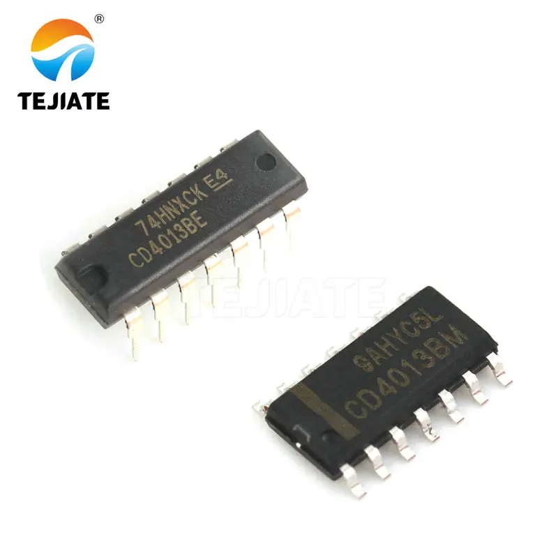 10 шт. CD4013BE CD4013BM DIP14 DIP новый оригинальный sop 14|Интегральные схемы| |