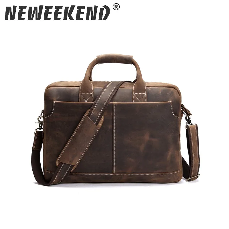 Father's Day Gift new Retro Casual Leather Crazy Horse 15.6 Inch Cowhide Handbag Crossbody Laptop Briefcase Bag for Man 1019
Father's Day Gift new Retro Casual Leather Crazy Horse 15.6 Inch Cowhide Handbag Crossbody Laptop Briefcase Bag for Man 1019