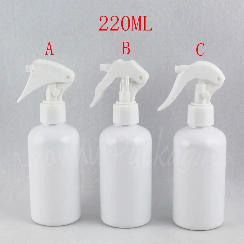 220ML White Round Shoulder Plastic Bottle With Trigger Spray Pump , 220CC Toner / Water Sub-bottling , Empty Cosmetic Container
220ML White Round Shoulder Plastic Bottle With Trigger Spray Pump , 220CC Toner / Water Sub-bottling , Empty Cosmetic Container