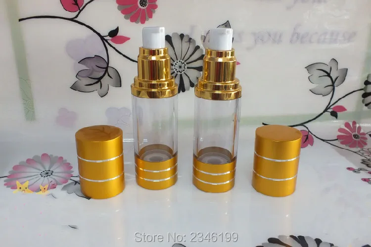 15ML 30ML 50ML Gold Anodized Aluminum Airless Bottle With Double Line,Plastic Airless Bottle Cosmetics Packaging,20 Piece/Lots
15ML 30ML 50ML Gold Anodized Aluminum Airless Bottle With Double Line,Plastic Airless Bottle Cosmetics Packaging,20 Piece/Lots