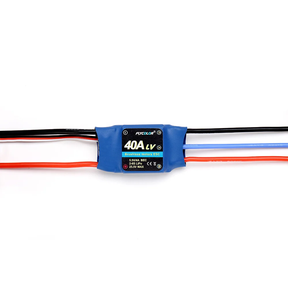FATJAY Flycolor 40A RC aircraft brushless ESC 2-4S 2-6S BEC OPTO hobby model part accessories electronic speed controller
FATJAY Flycolor 40A RC aircraft brushless ESC 2-4S 2-6S BEC OPTO hobby model part accessories electronic speed controller