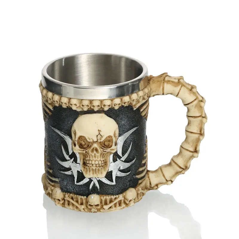 "Jolly Roger" Drinking Skull Mug caneca the walking dead Tankard Horror Decor Cup for Viking beer coffee Halloween Bar Party
"Jolly Roger" Drinking Skull Mug caneca the walking dead Tankard Horror Decor Cup for Viking beer coffee Halloween Bar Party