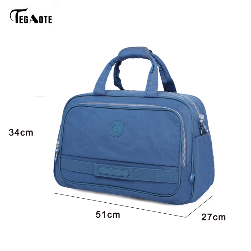 TEGAOTE Men's Travel Bag Fashion Nylon Solid Unisex Large Capacity Duffle Business Trip Big Luggage Bags Travel Totes Women
TEGAOTE Men's Travel Bag Fashion Nylon Solid Unisex Large Capacity Duffle Business Trip Big Luggage Bags Travel Totes Women