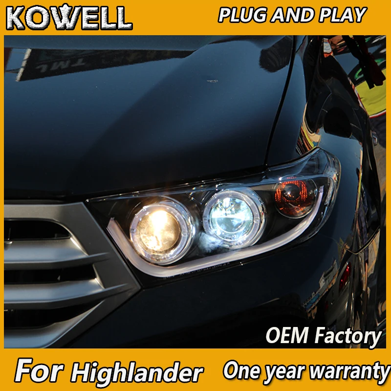Автомобильные фары KOWELL 2012, 2013, 2014, для Highlander, новый стиль светодиодный линзы DRL, двойной луч, H7, ксеноновые автомобильные аксессуары
Автомобильные фары KOWELL 2012, 2013, 2014, для Highlander, новый стиль светодиодный линзы DRL, двойной луч, H7, ксеноновые автомобильные аксессуары
