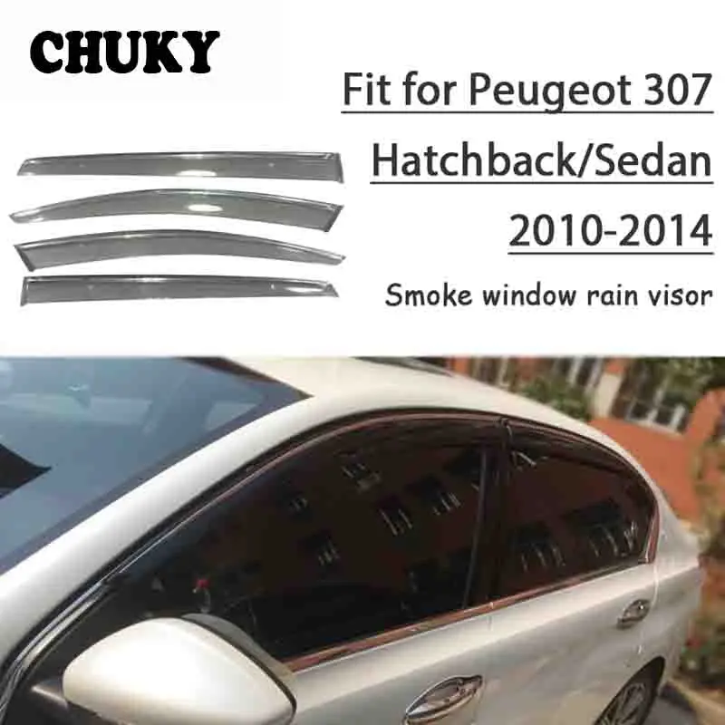 Chuky 4pcs ABS Car Styling Window Sun Visors Awnings Shelters Rain Shield For Peugeot 307 Hatchback/Sedan 2010-2014 Accessories
Chuky 4pcs ABS Car Styling Window Sun Visors Awnings Shelters Rain Shield For Peugeot 307 Hatchback/Sedan 2010-2014 Accessories