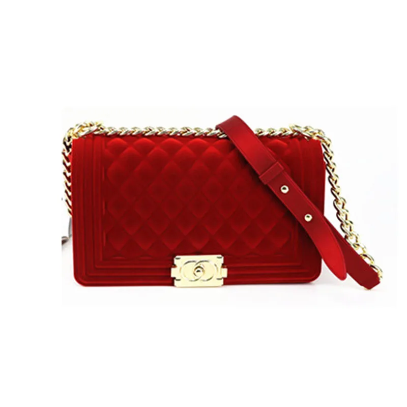 Ruique Ladies Sexy Velvet Chain Shoulder Bag Girls New Fashion Ringer Jelly Messenger Bag Women Simple Casual Crossbody Bags
Ruique Ladies Sexy Velvet Chain Shoulder Bag Girls New Fashion Ringer Jelly Messenger Bag Women Simple Casual Crossbody Bags