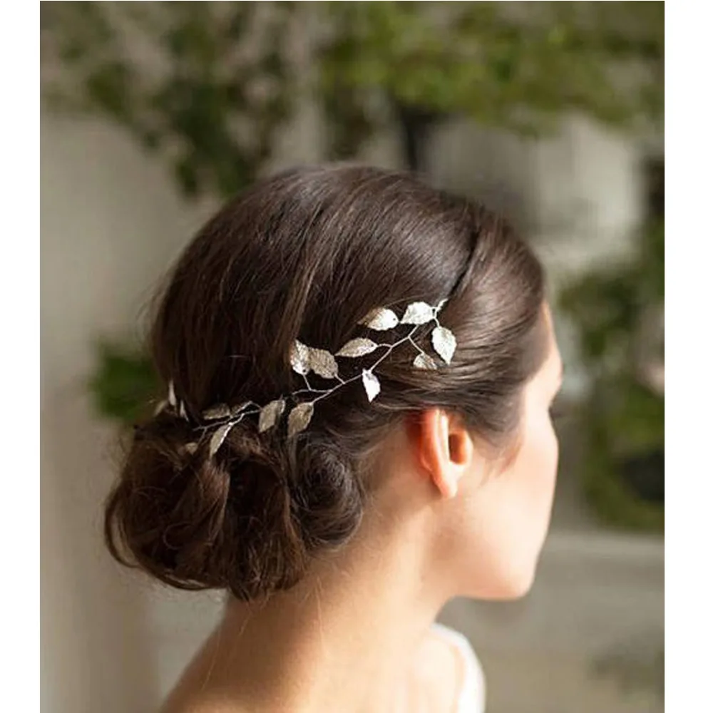 M MISM 1 шт. милые украшения для волос тиары невесты в виде листьев свадебные