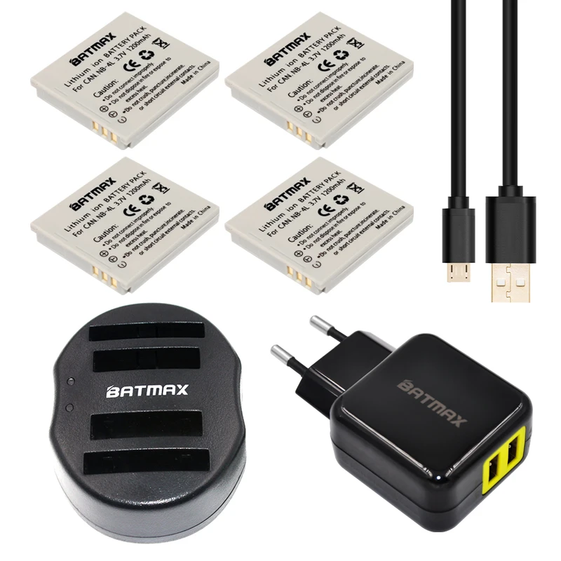 Зарядное устройство с 4 USB-портами для Canon 50 80 75 100 110 120 130 IS 117 220 230 255 HS SD780 SD960 + адаптер переменного тока
Зарядное устройство с 4 USB-портами для Canon 50 80 75 100 110 120 130 IS 117 220 230 255 HS SD780 SD960 + адаптер переменного тока