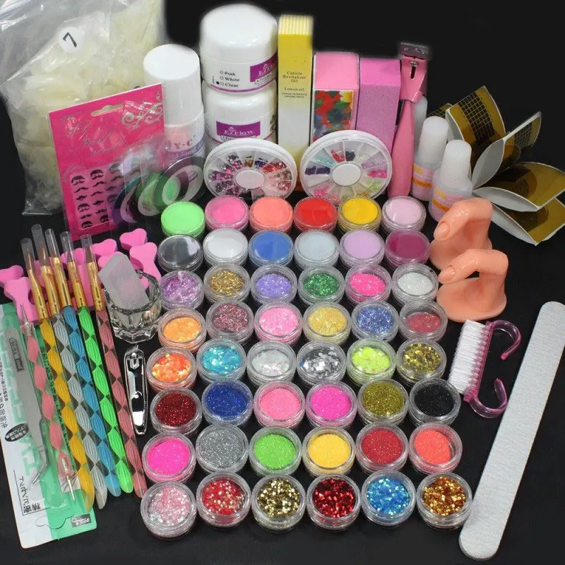 BTT-126 Free shipping Pro Acrylic Liquid Nail Art Brush Glue Glitter Powder Buffer Tool Set Kit Tips
BTT-126 Free shipping Pro Acrylic Liquid Nail Art Brush Glue Glitter Powder Buffer Tool Set Kit Tips