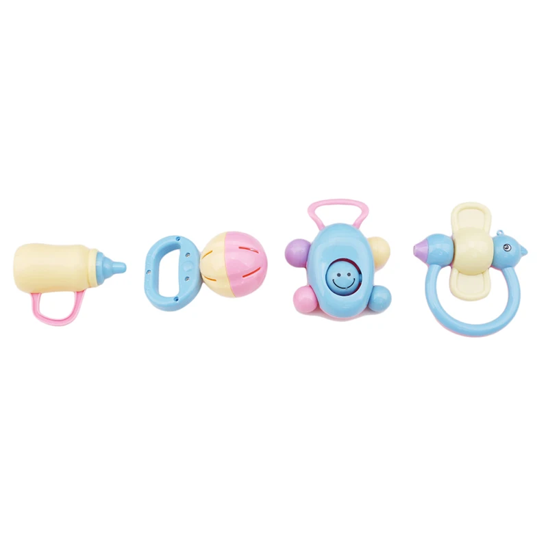 4pcs Plastic Cute Cartoon Hand Bell Ring Music Baby Accessories Newborn Gifts Infant Grasp Training Appease Toys Rattles Teether
4pcs Plastic Cute Cartoon Hand Bell Ring Music Baby Accessories Newborn Gifts Infant Grasp Training Appease Toys Rattles Teether