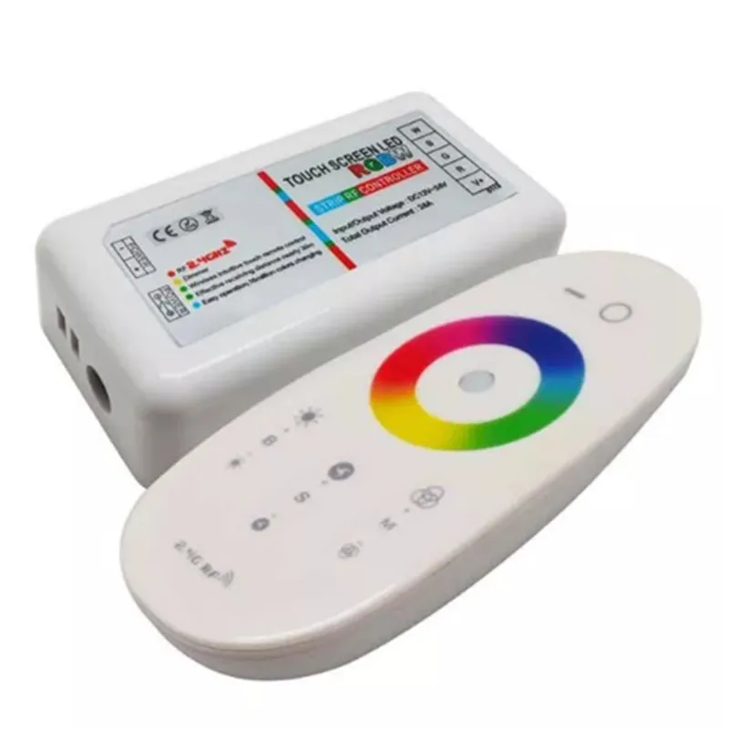 RGBW LED Controller 2.4G RF Touch Screen Remote Control 6A 4 Channel DC12V-24V For RGBW RGBWWStrip
RGBW LED Controller 2.4G RF Touch Screen Remote Control 6A 4 Channel DC12V-24V For RGBW RGBWWStrip