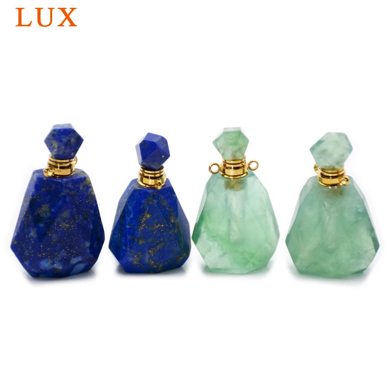 LUX Genuine Natural Fluorite Essential Oil Diffuser lapis lazuli Stone Pendant Fluorite Necklace Perfume Bottle Chakra Jewelry
LUX Genuine Natural Fluorite Essential Oil Diffuser lapis lazuli Stone Pendant Fluorite Necklace Perfume Bottle Chakra Jewelry