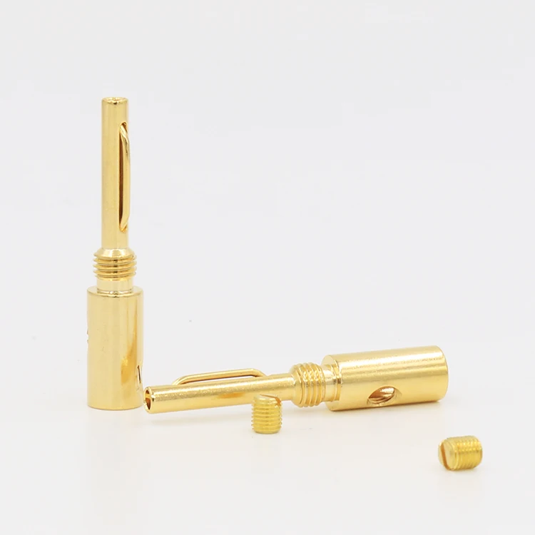 12pcsX gold plated Banana plug banana adapter Golden Banana Connectors
12pcsX gold plated Banana plug banana adapter Golden Banana Connectors