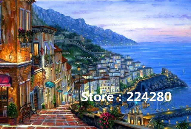 Needlework,embroidery,DIY 14CT Unprinted Cross stitch kits Mediterranean style lakeside town scenery Cross-Stitching decor
Needlework,embroidery,DIY 14CT Unprinted Cross stitch kits Mediterranean style lakeside town scenery Cross-Stitching decor