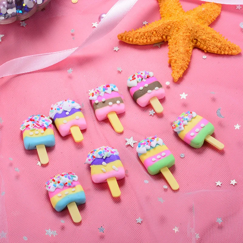 4pcs Mini 30mm Handmade Cute Ice Cream Polymer Clay Dessert Jelly Candy Resin Cabochons For DIY Simulation Food Kids Toys
4pcs Mini 30mm Handmade Cute Ice Cream Polymer Clay Dessert Jelly Candy Resin Cabochons For DIY Simulation Food Kids Toys
