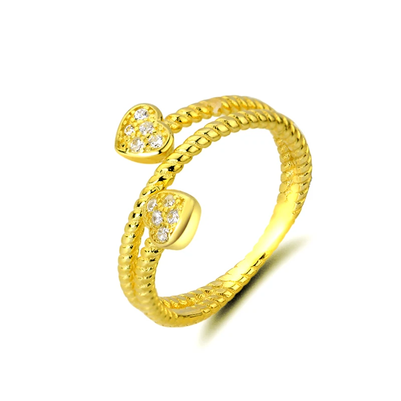 Gold Filled Ring Women Double Heart Wedding Bijoux Engagement Ring Anillo Anel Party Ring Jewelry 925 Sterling Silver Rings Hot
Gold Filled Ring Women Double Heart Wedding Bijoux Engagement Ring Anillo Anel Party Ring Jewelry 925 Sterling Silver Rings Hot