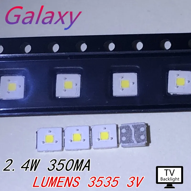 Оригинальный светодиодный светильник lumens 3535 холодный белый высокомощный 2 4 Вт 3 в
