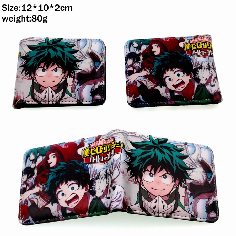 Anime My Boku no Hero Academia Midoriya Izuku Pu Short wallet Bifold Photo Card Holder Layers leather Boys zip Pocket Coin Purse
Anime My Boku no Hero Academia Midoriya Izuku Pu Short wallet Bifold Photo Card Holder Layers leather Boys zip Pocket Coin Purse