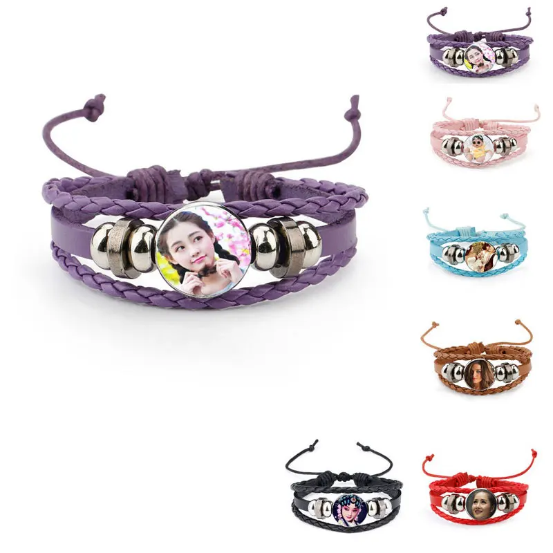 bracelets for sublimation Cowhide knitted bracelet for thermal transfer printing custom jewelry wholesale 2018 8pcs/lot
bracelets for sublimation Cowhide knitted bracelet for thermal transfer printing custom jewelry wholesale 2018 8pcs/lot