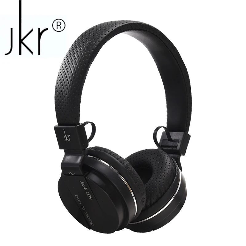 JKR 109 Складная гарнитура с шумоподавлением проводные стерео HiFi музыкальные