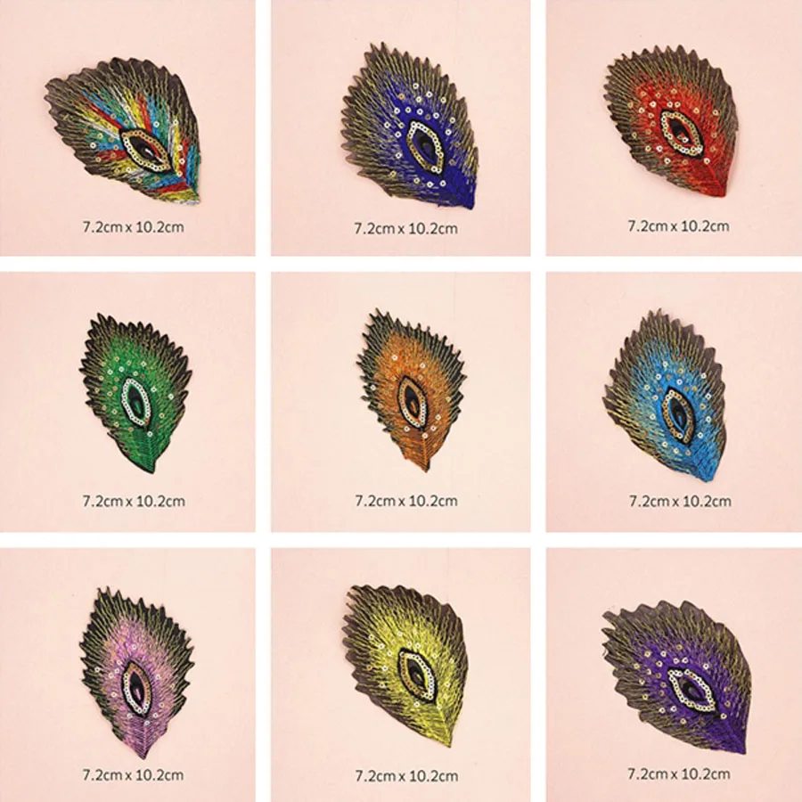 Beauty Feather Sequins Patches Cap Shoe Iron On Embroidered Appliques DIY Apparel Accessories Patch Clothing Fabric Badge BU70
Beauty Feather Sequins Patches Cap Shoe Iron On Embroidered Appliques DIY Apparel Accessories Patch Clothing Fabric Badge BU70