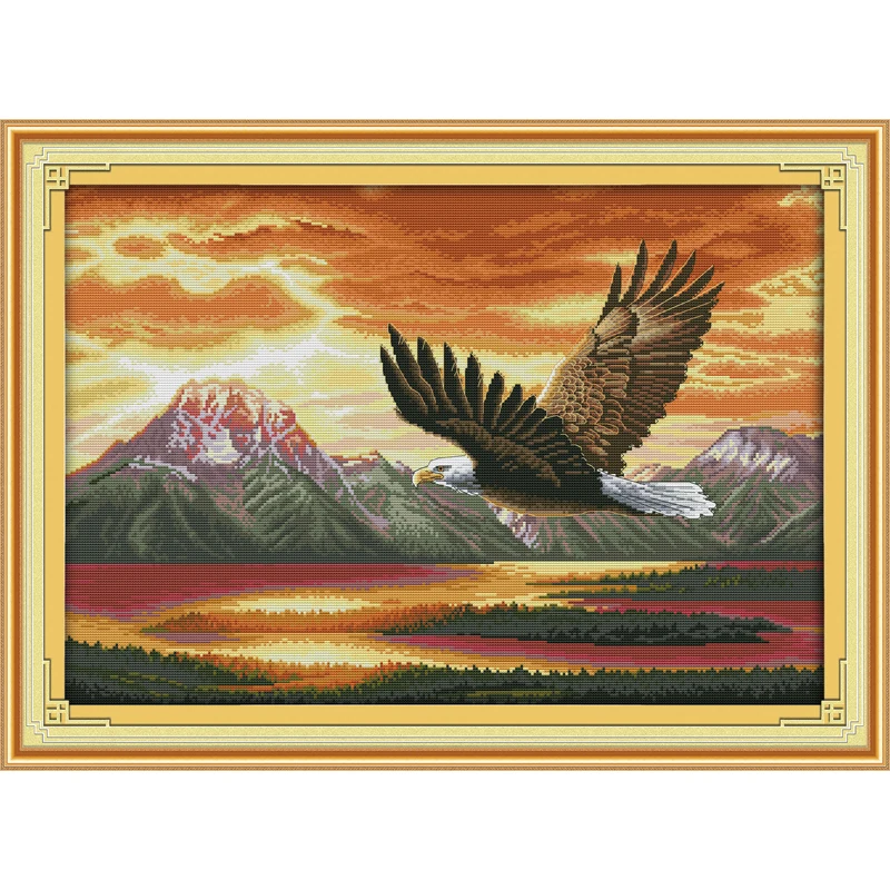Everlasting Love Christmas The Flying Eagle (2) Chinese Cross Stitch Kits Ecological Cotton Stamped 11 New Store Sales Promotion
Everlasting Love Christmas The Flying Eagle (2) Chinese Cross Stitch Kits Ecological Cotton Stamped 11 New Store Sales Promotion