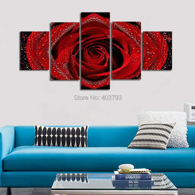 Red Rose Canvas Prints Modern Oil Painting Decorative Picture Printed On Canvas 5Pcs/Lot MC160702
Red Rose Canvas Prints Modern Oil Painting Decorative Picture Printed On Canvas 5Pcs/Lot MC160702