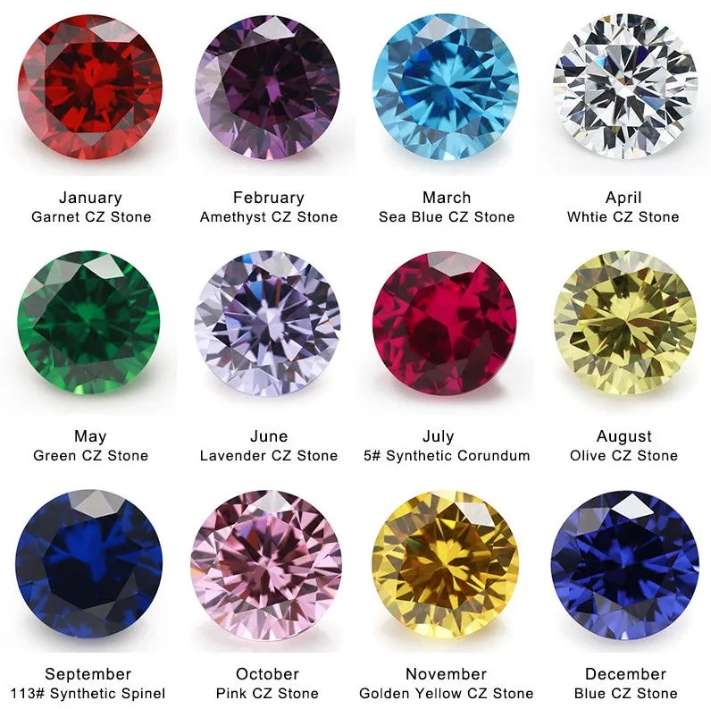 50PCS Per Colors Total 600pcs 12 Colors Birthday Stone Round Loose Cubic Zirconia Stone Synthetic Corundum Synthetic Gems CZ
50PCS Per Colors Total 600pcs 12 Colors Birthday Stone Round Loose Cubic Zirconia Stone Synthetic Corundum Synthetic Gems CZ